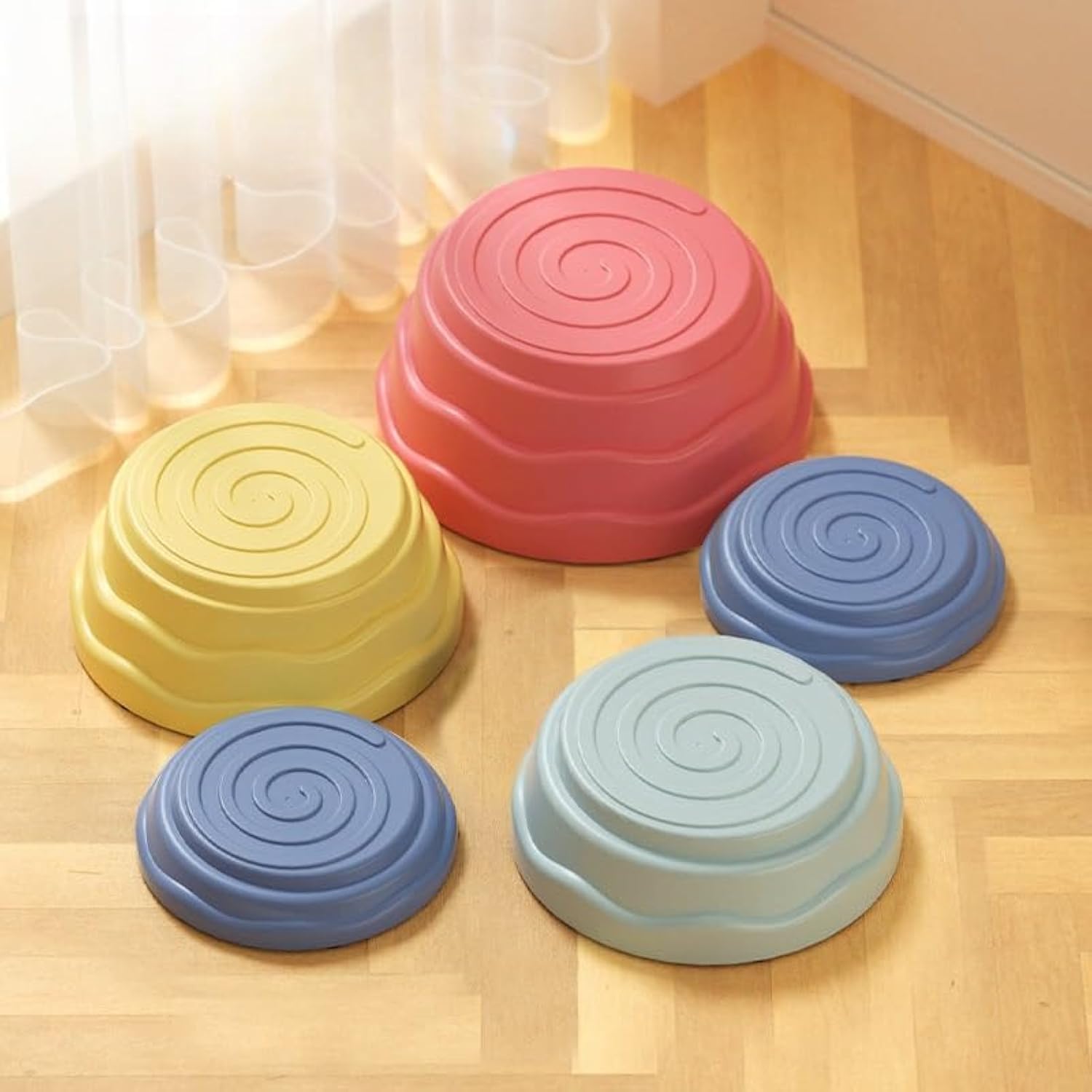 THE WHITE SHOP 5 PCS Backyard Obstacle Course for Kids Indoor and Outdoor Build Coordination and Confidence Physical and Sensory Play (B)