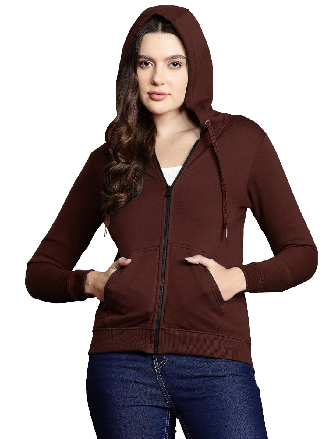 lazychunks Men’s Fleece Zipper Hooded Sweatshirt | Premium Full Sleeve Hoodie Jacket with Front Zip & Pockets | Stylish Winter Wear, Warm Casual Sportswear for Men-picture-50