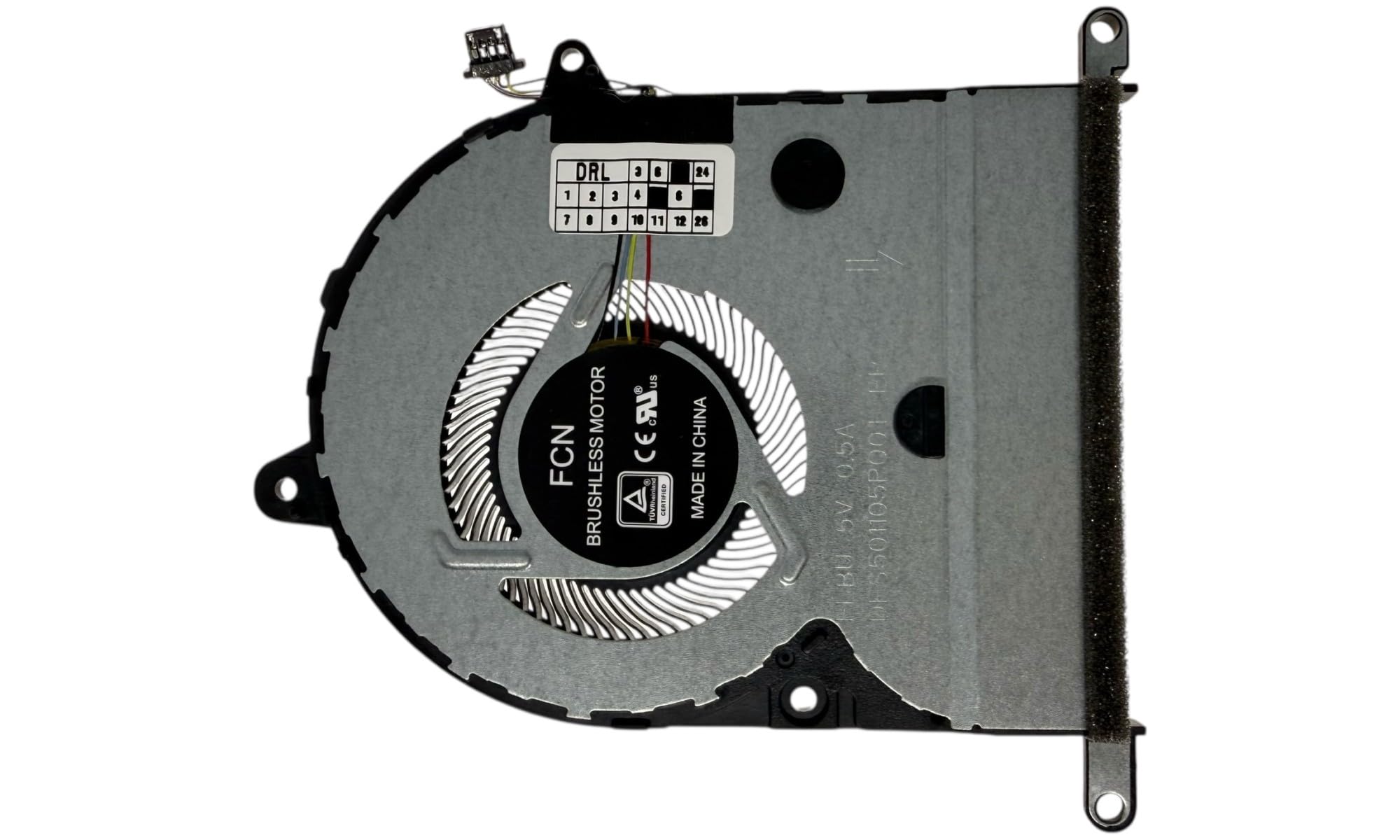 Ventola di Raffreddamento CPU per Asus AsusPro P3540FA, P3540FB, NP: DFS501105PQ0T, 13NX0250P01011, 13N1-7MP0101