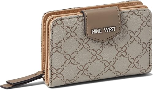 NINE WEST Candance Slg - Cartera francesa, Logotipo de champiñones., Candance Slg Cartera francesa