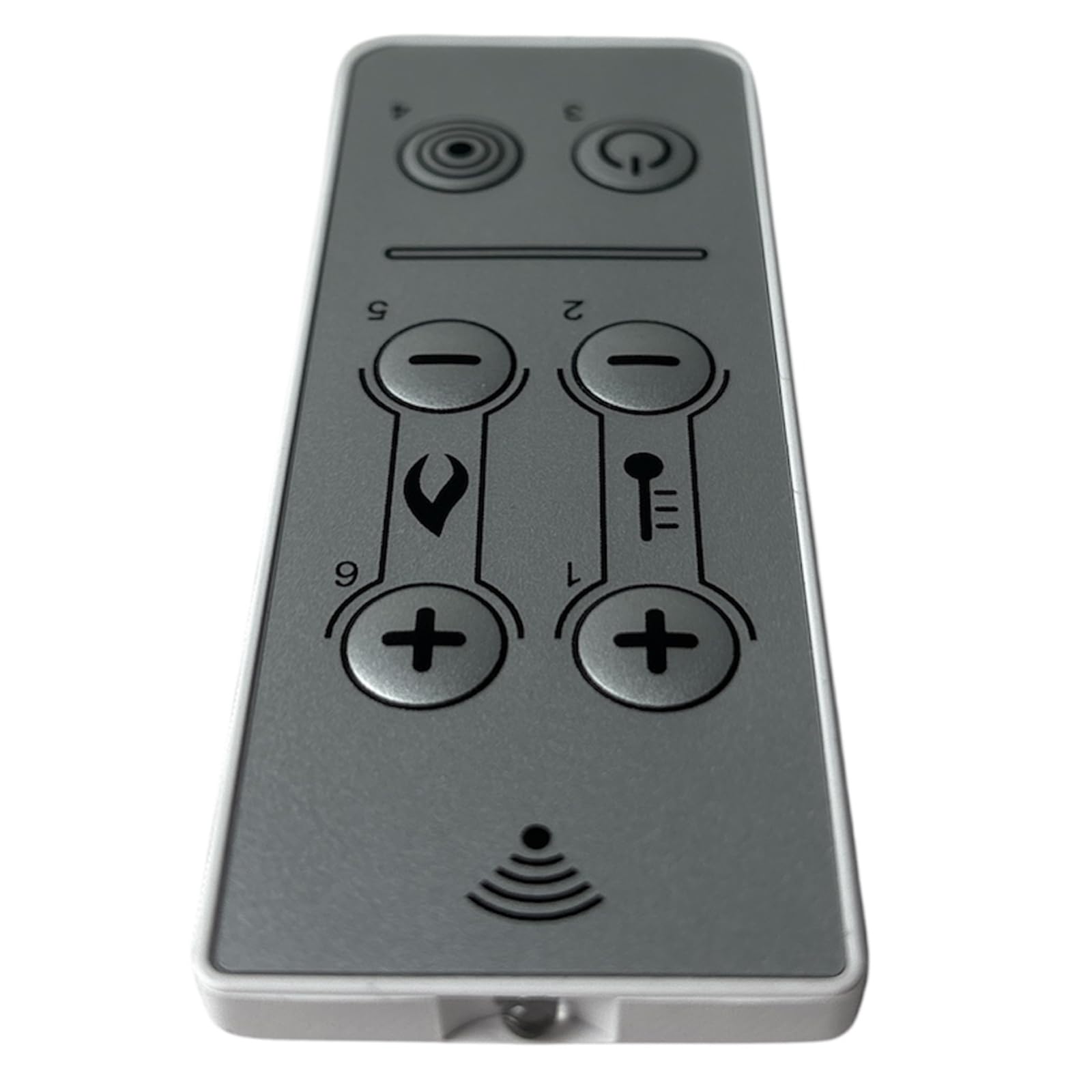 eRicambi Telecomando infrarossi unidirezionale MICRONOVA per schede termoregolatrici, serie slim 6 tasti | 80x33x6 mm VATL8633BC003 | Portata 8 metri in linea d'aria e senza ostacoli.