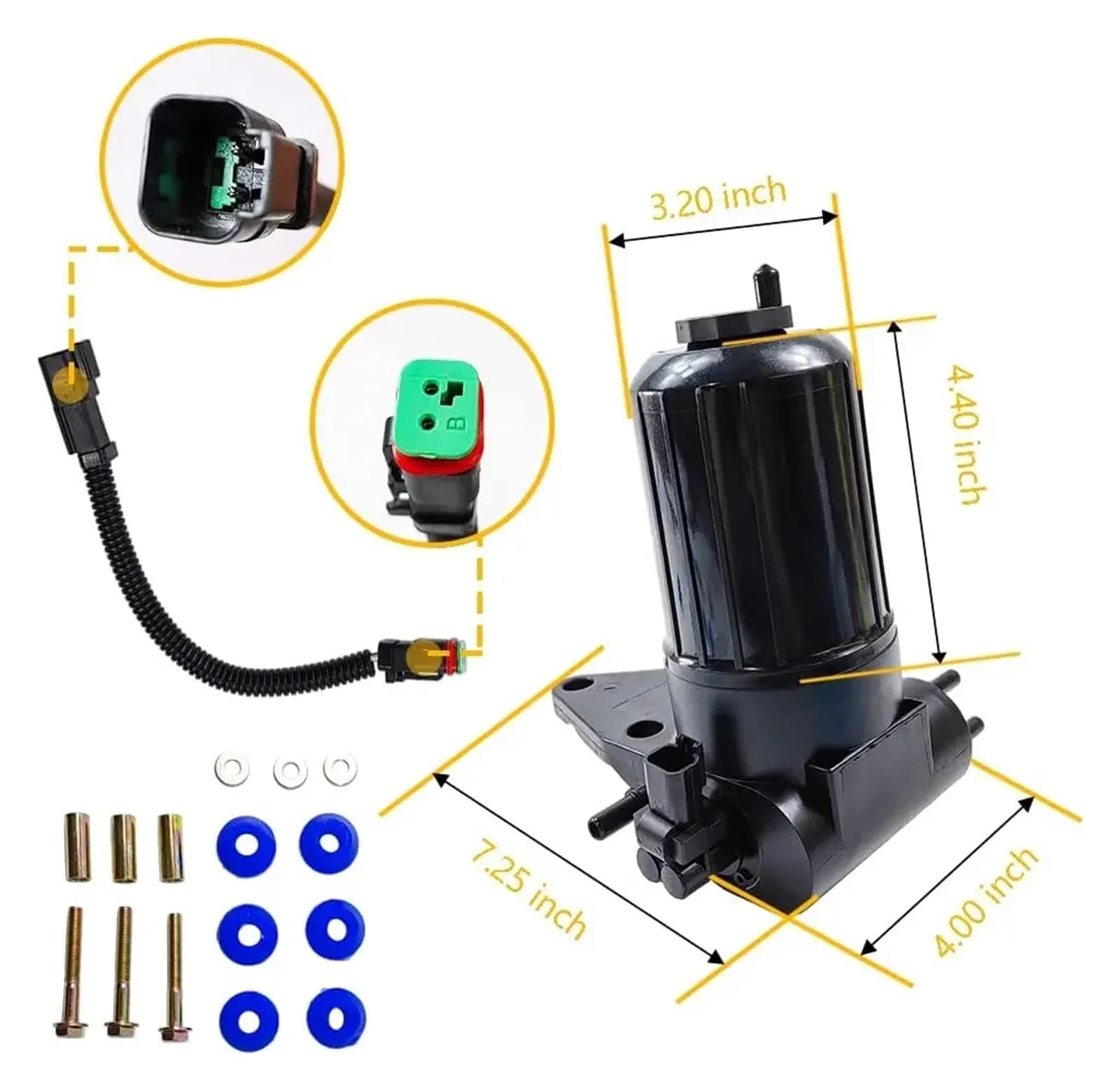 Para Perkins 1103A-33 1103B-33 1103C-33 1103D-33 Bomba De Cebado Combustible Elevación ULPK0040 4132A015M1 4132A016M1 Combustible Bomba