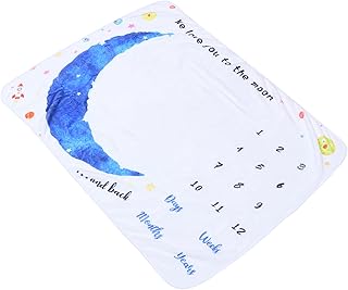 TOYANDONA Cobertor Marco Marco Presente Cobertor Mensal Recém-Nascido Cobertor Mensal Marco Recém-Nascido Cobertor Para Crianças Bebê Tapete Marco Miliário Infantil Cobertor Mensal Marco