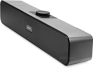 Caixa de som potente soundbar pc notebook computador smart tv p2 2.0