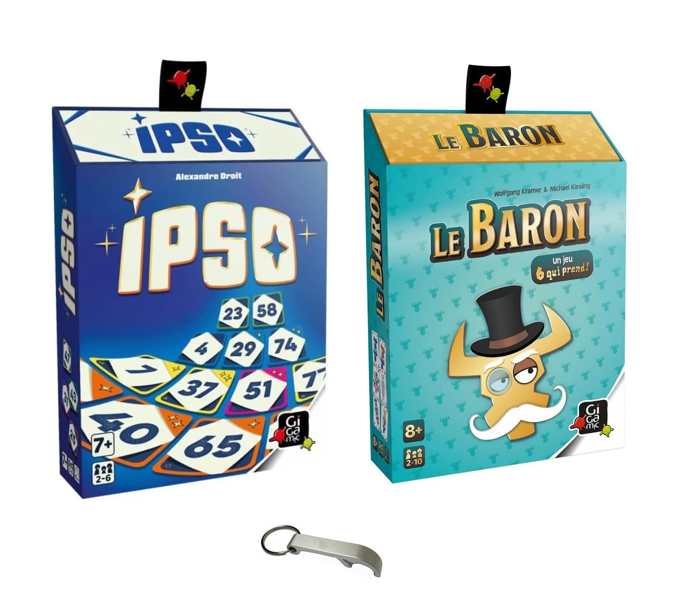 Lot Ipso + Le Baron Jeux De Cartes à Partir De 7 Ans + 1 Decap Blumie