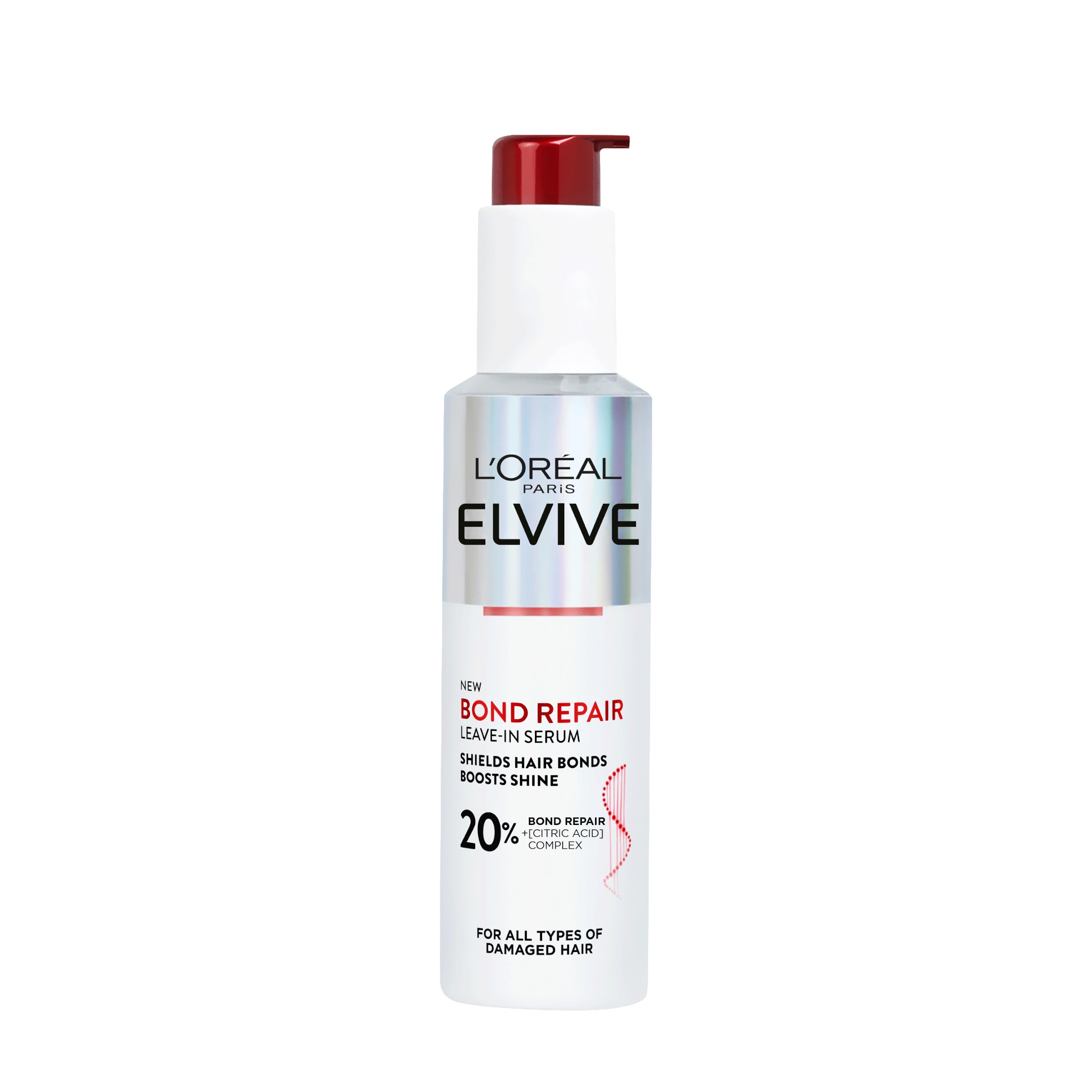 L'oréal Paris Elvive Bond Repair Leave-In Serum - 150Ml | Suitable For Damaged Hair | Achieves 12% Less Split Ends | Leaves Hair Feeling Stronger
