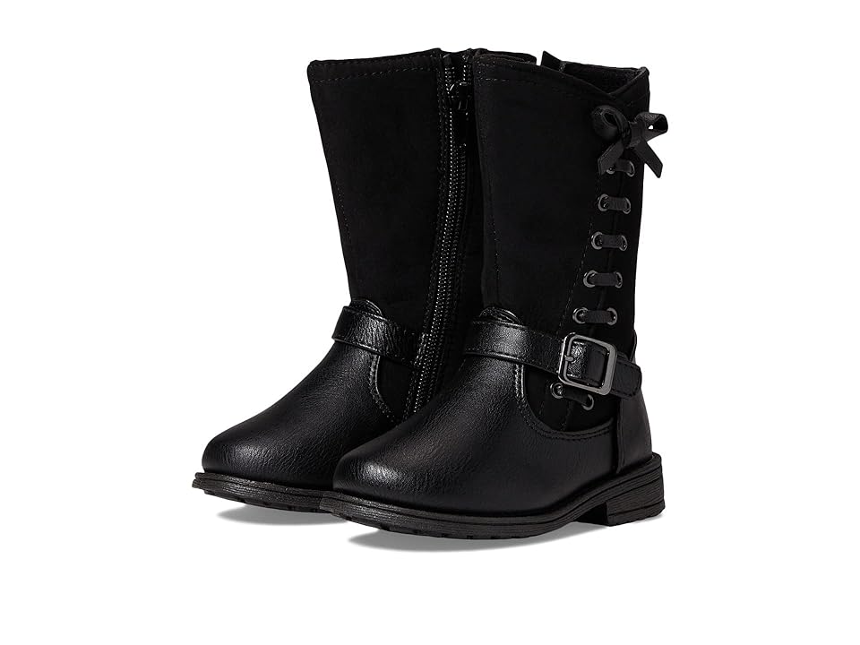 Rachel Shoes Lil Genevieve (Toddler/Little Kid) (Black) Girl's Shoes INTERNATIONAL SHIPPING