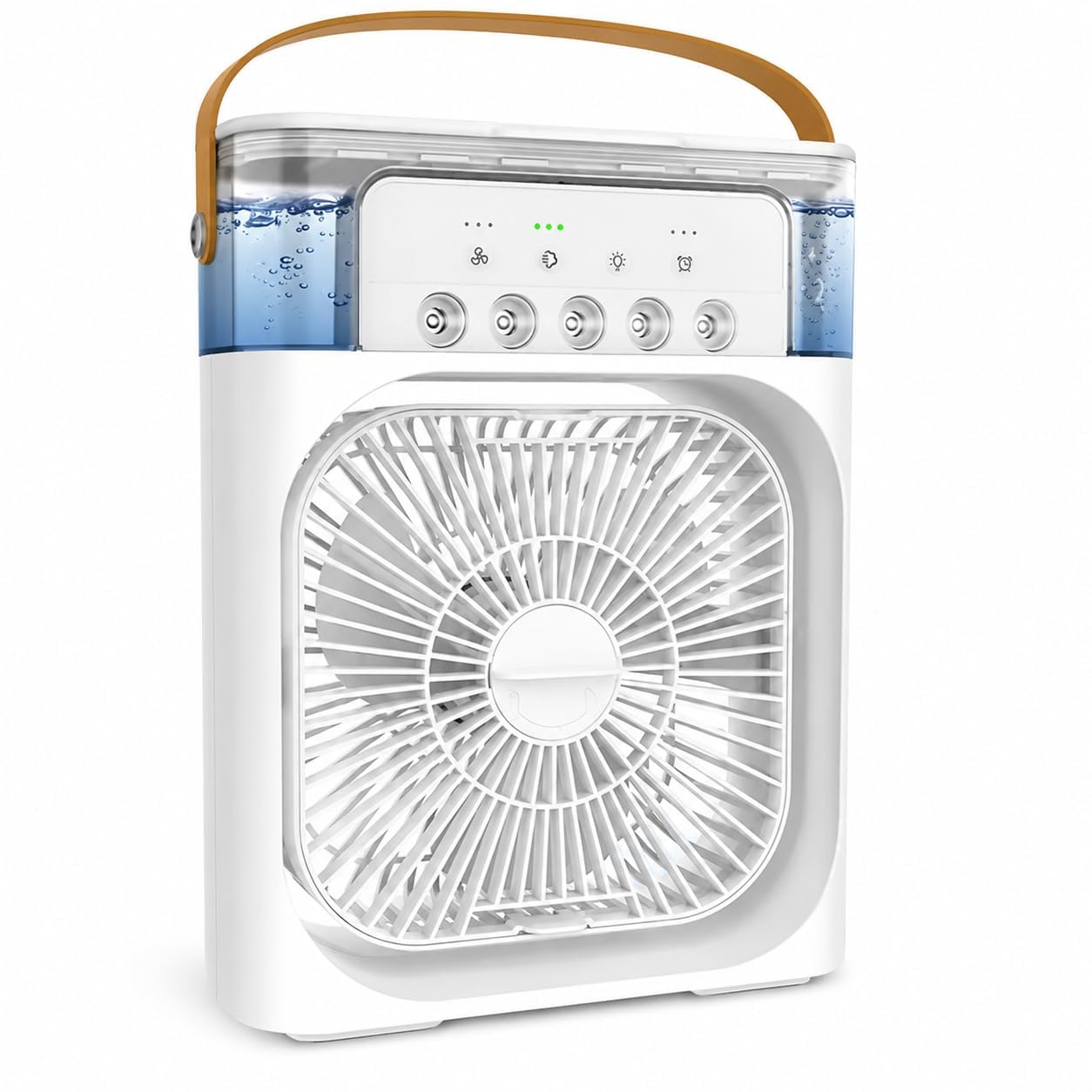 Personal USB Mini Air Cooler with Mist Spray | 600ml Portable Cooling Fan for Home Office Bedroom Travel-image-18