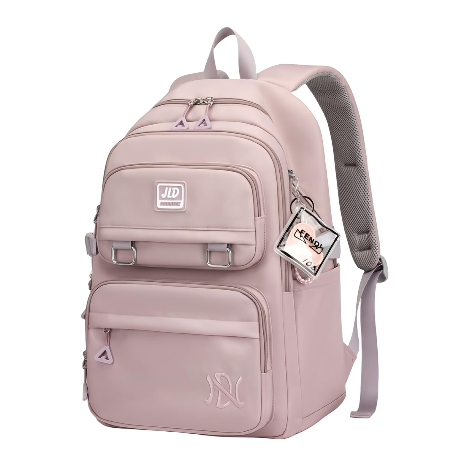 Armbq Girls Backpack Large-Capacity Middle Elementary School Casual Bookbag Kids Outdoor Travel bag Solid Color Daypack for Teens