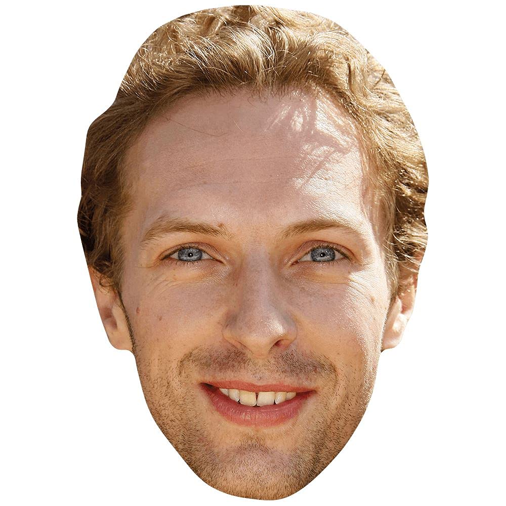 Chris Martin (Young) Celebrity Mask, Flat Card Face, Fancy Dress Mask
