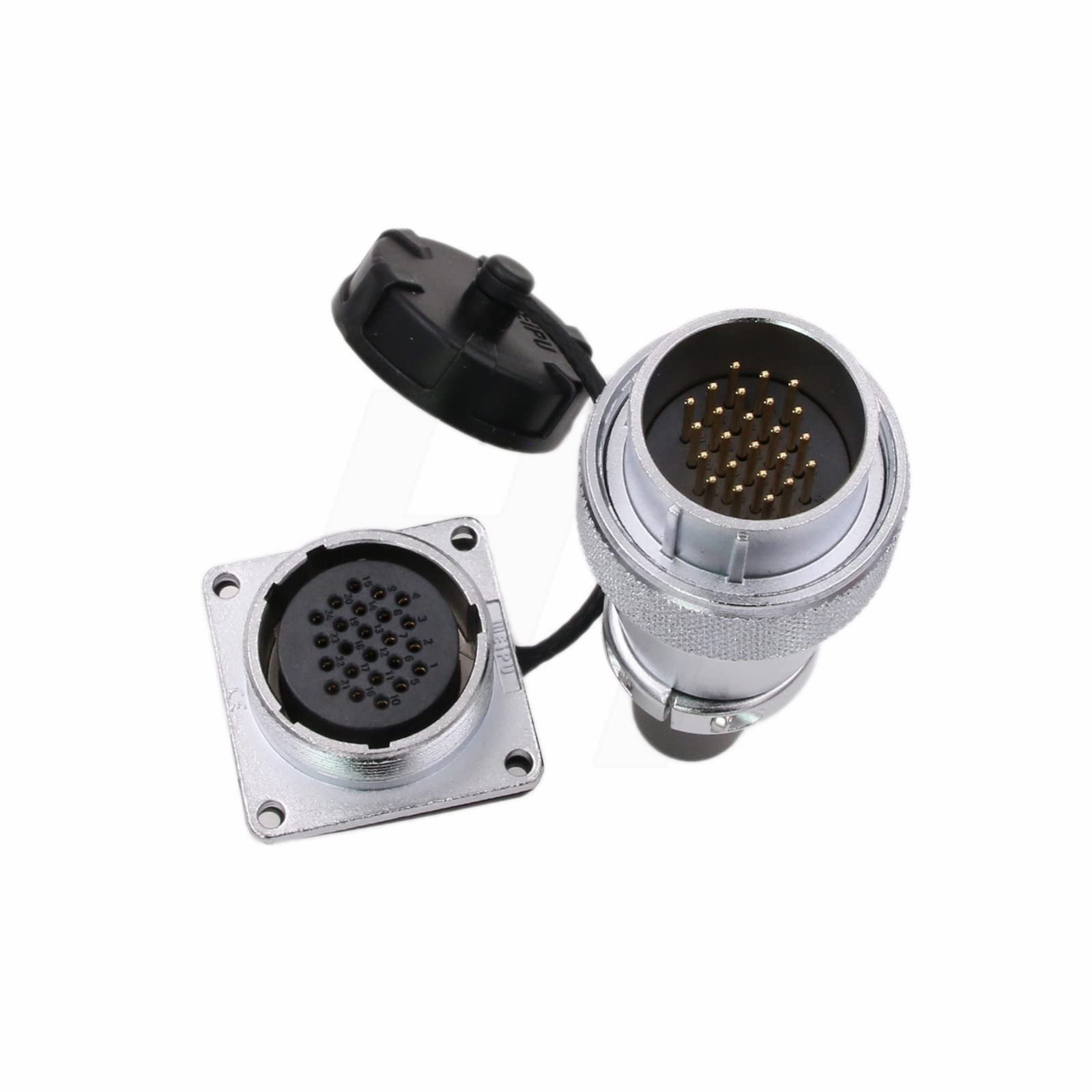 HangTon WS28 24 Pin 5A mnnlicher Stecker weibliche Sockel Luftfahrt kreisfrmiger Stromanschluss Bulkhead Lt Automotive Solar im Freien