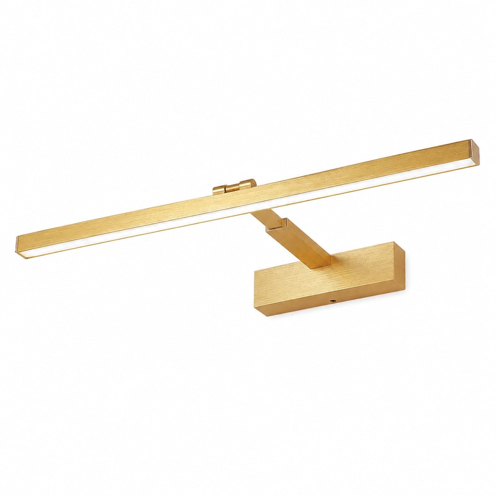 Lampada specchio bagno retrattile stile americano lineare dorata