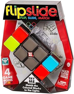 Oonies Flipslide Game, Electronic Handheld Game | Flip, Slide, and Match the Colors to Beat the Clock - 4 Game Modes - Mul...