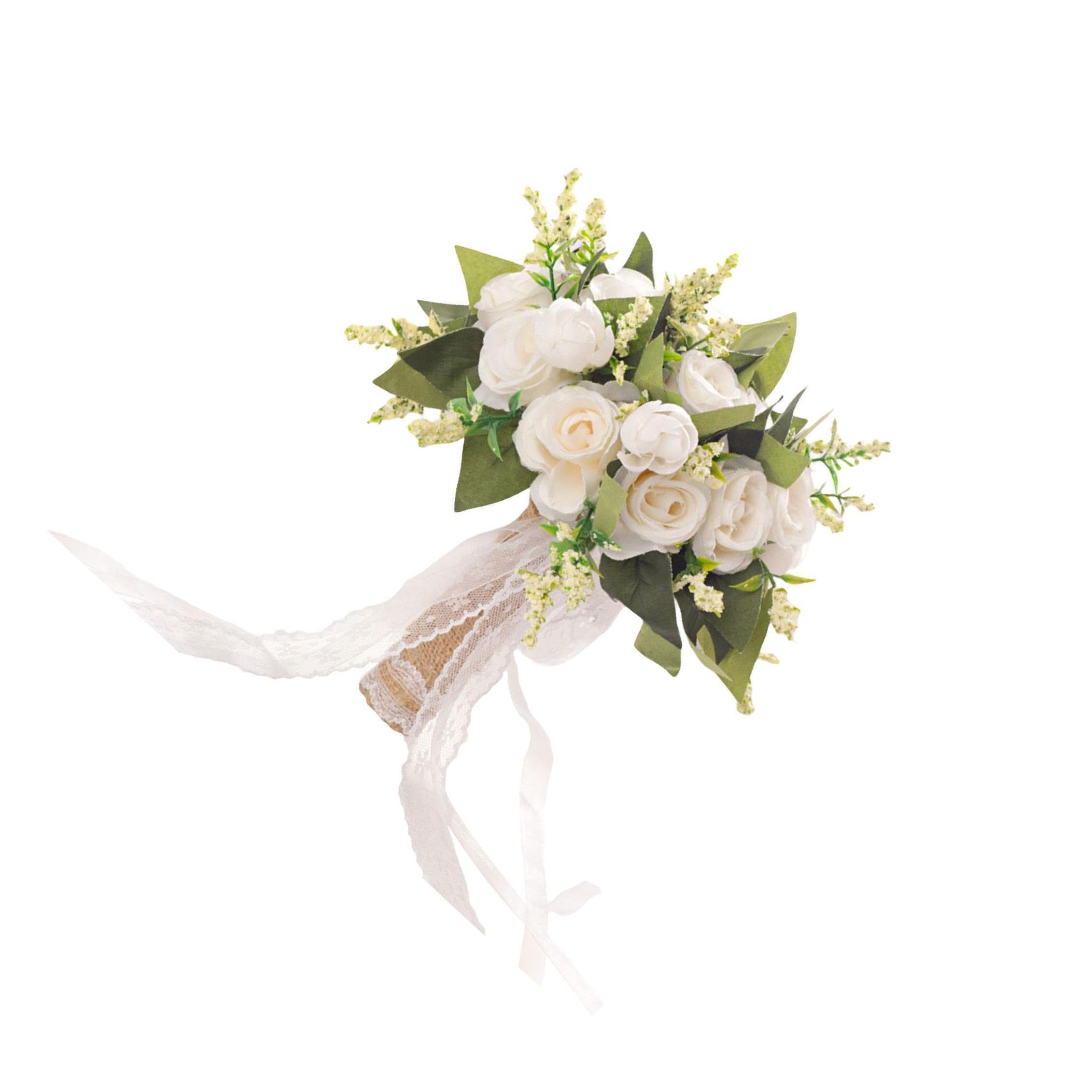 Zambuph Beautiful Bridal Bouquet Holder With Romantic Silk Floral Arrangements Elevating Any Wedding Occasion And Celebration Wedding Bridal Bouquets Holder