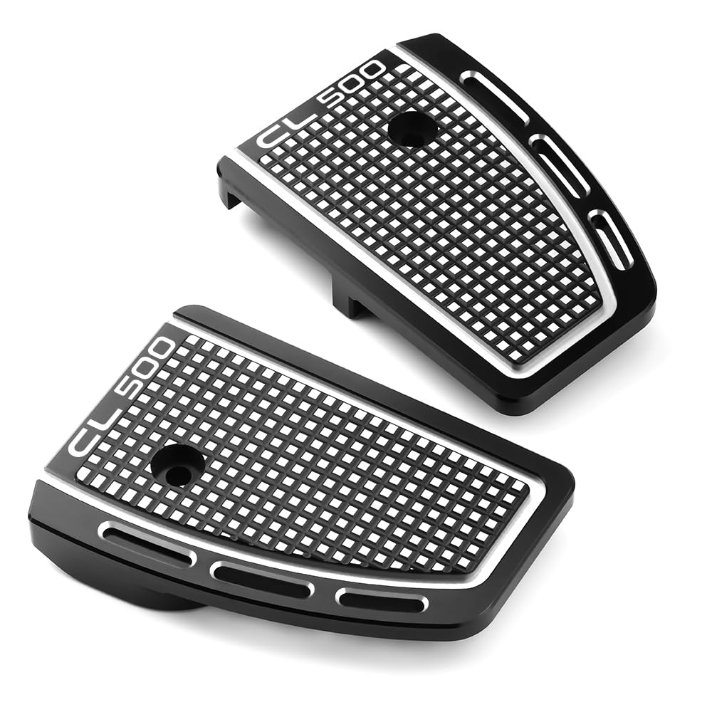 Modeer Für Hon.da CL500 CL 500 2023 2024 2025 Motorrad Fußrasten-Erweiterungen/Fußstützenvergrößerung - Frontpedale für Fahrer cl 500 Zubehör (black)