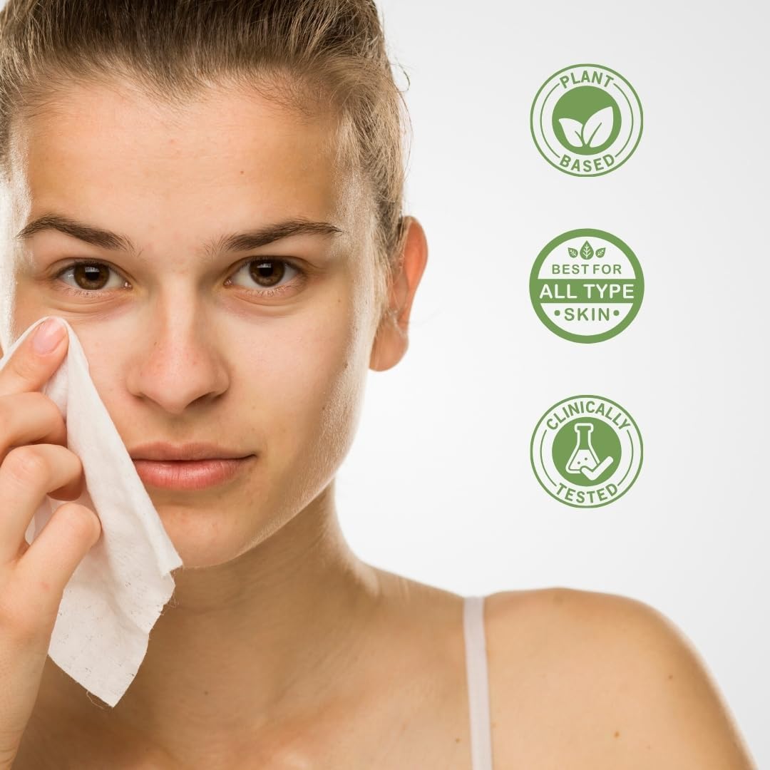 Lashfactor Salviette per la pulizia delle palpebre per l'igiene quotidiana delle palpebre e occhi stanchi e secchi, a base vegetale, confezionate singolarmente, struccante naturale, 30 salviette