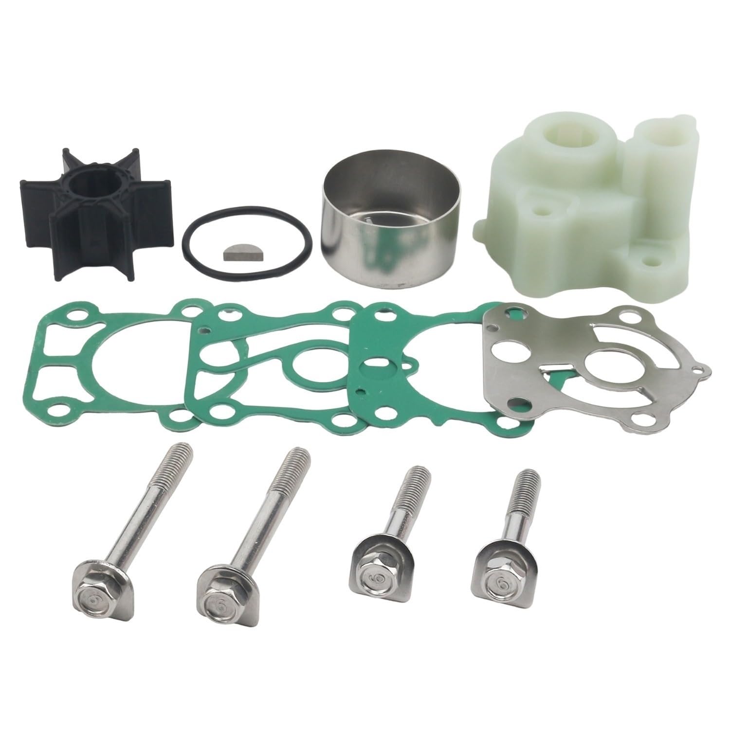 Parti marine 692-W0078-02 Kit girante pompa acqua con alloggiamento per fuoribordo Yamaha 2 tempi 60 70 75 80 85 90 HP 18-3370 692-W0078