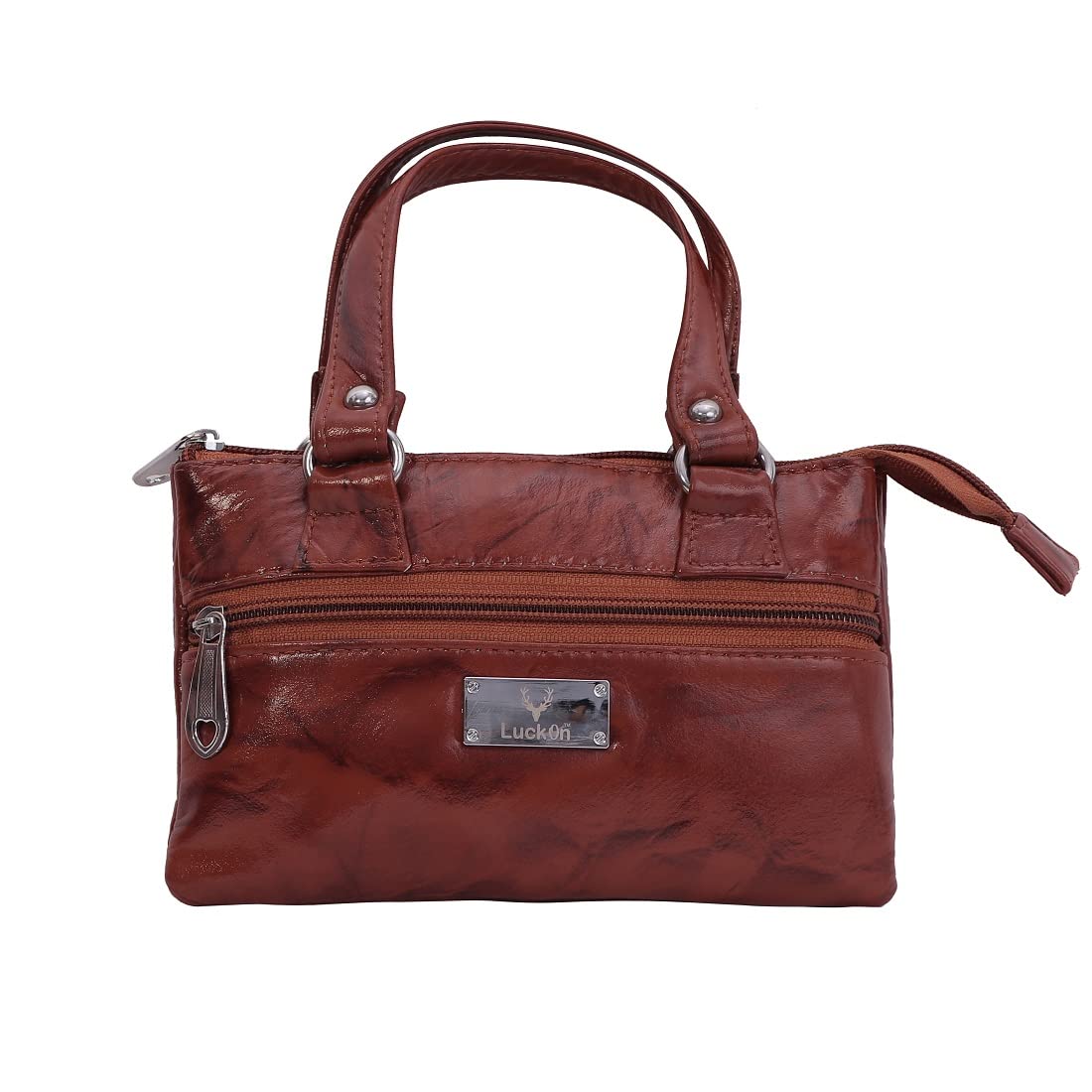 Genuine Leather Women Clutch Bag for Regular Use, Mobile Phone Carry Hand Clutch Bag, Size (L 8.50 x H 5 Inch) 026 Bombay Sheep Leather-image-48