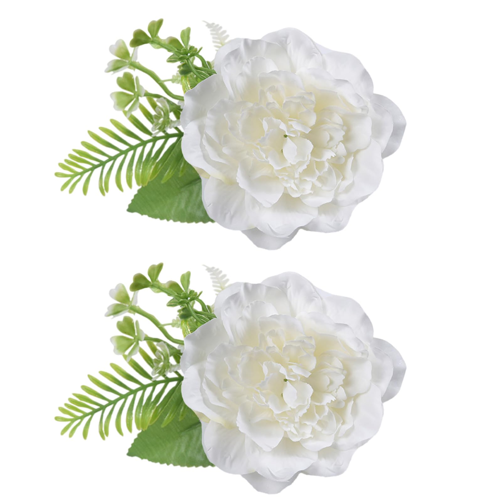 2Pieces Artificial Flower Window Curtain Tiebacks Clips Window Drapery Holders Holdbacks for Weddings Party Decoration Flower Curtain Tiebacks