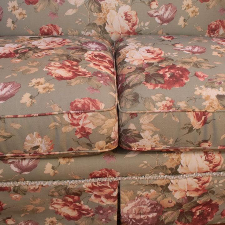 Amazon｜ジェニファーテイラー 2Pソファ 花柄 グリーン ソファー 二人