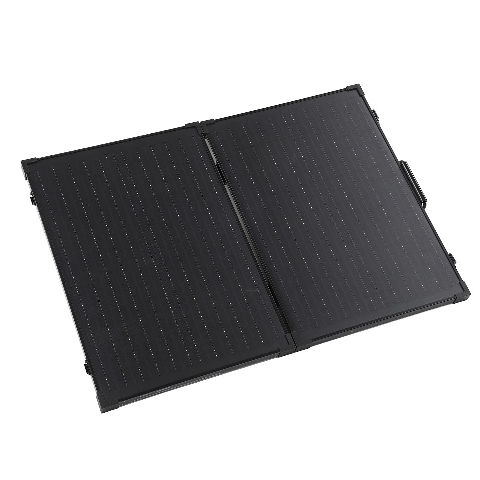 lyrlody Pannello Solare Portatile, Kit Pannello Solare Mono Pieghevole Conversione Al 21%, Telaio in Alluminio IP65 con Supporto Regolabile, per da Campeggio Balcone Barca (100W)