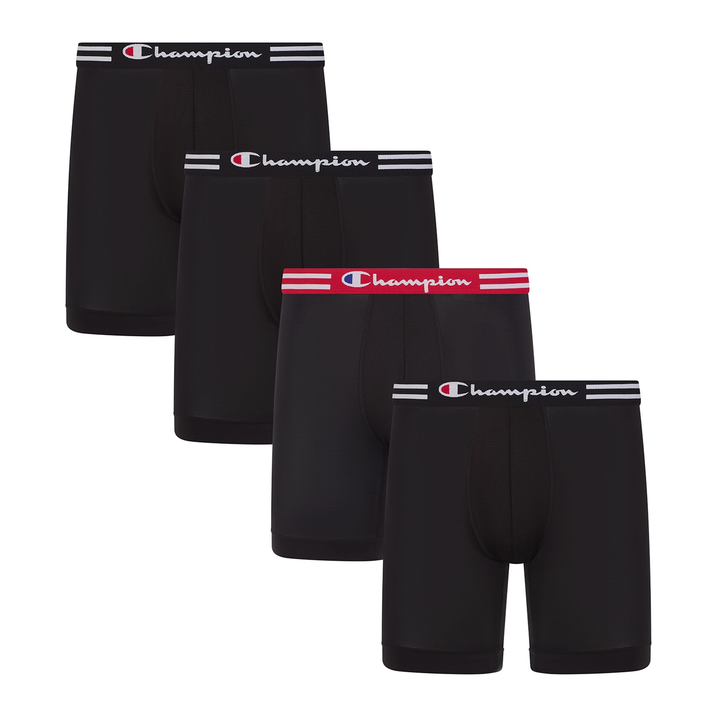 Champion Herren Everyday Active Lightweight Stretch Boxer Briefs - 4 Pack Retroshorts (4er Pack)