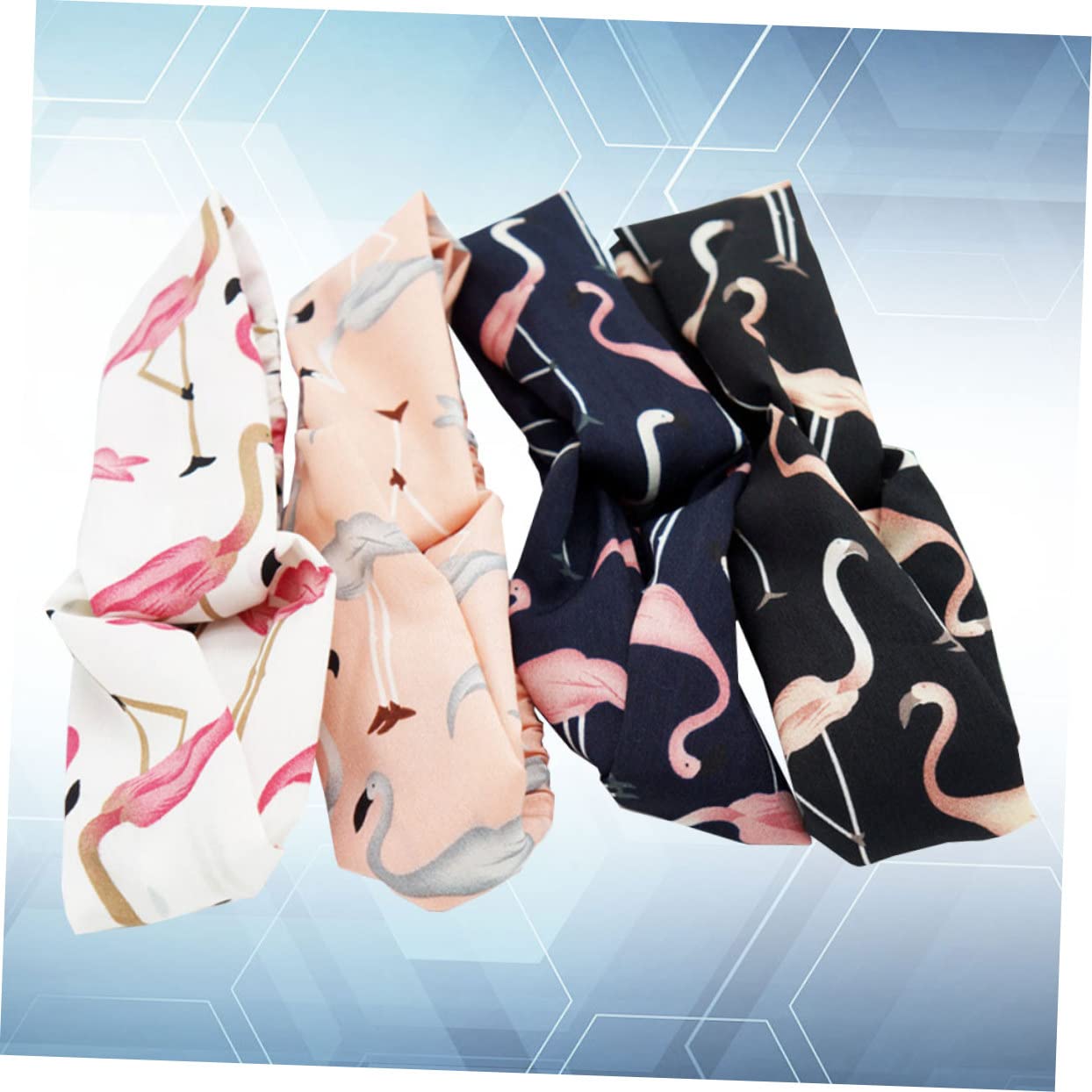 LIFKOME 18pezzi Fasce Per Flamingo Accessori Per e Ragazze Fasce Elastiche Incrociate Casual e Confezione Random