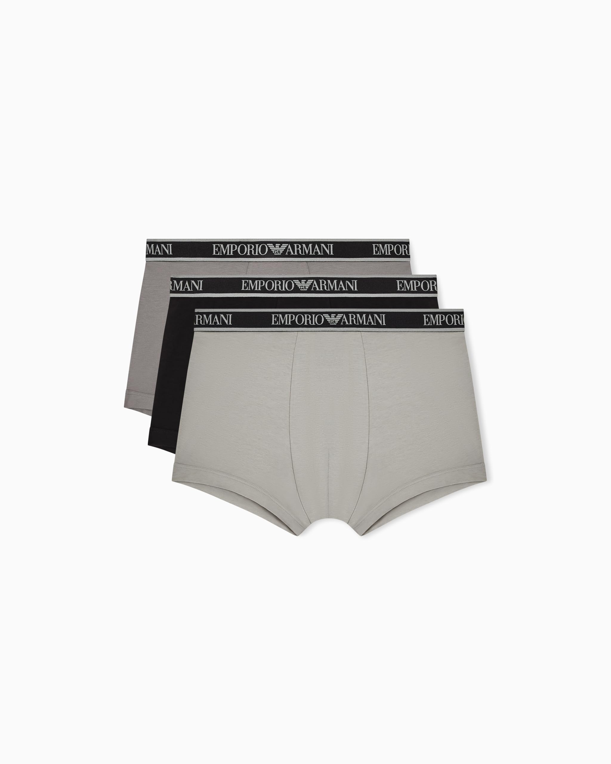 Emporio Armani Men's  Core Logo Boxers 3-Pack in Size XL, Sports Direct