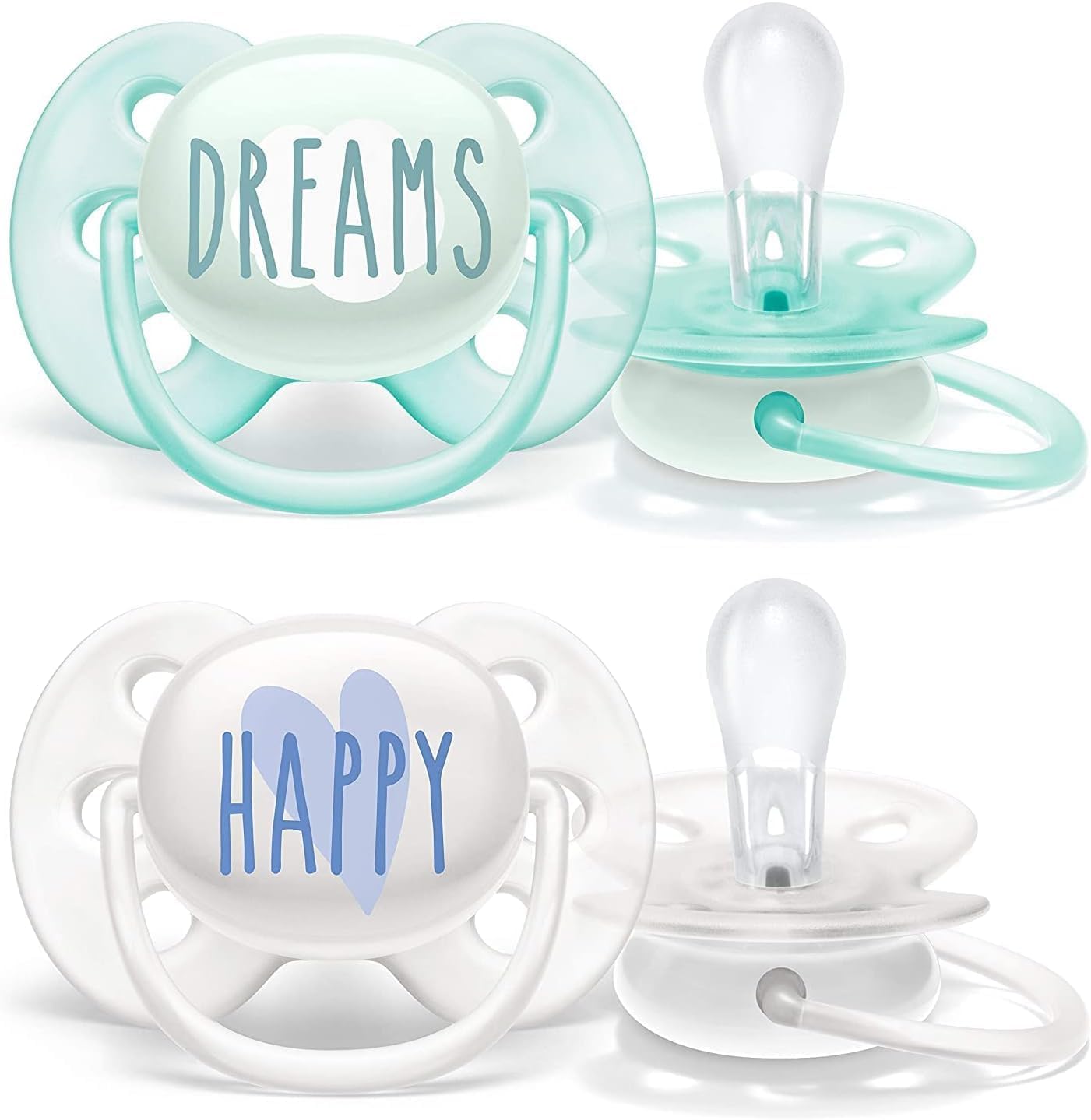 Avent Ultra Soft/Doux Pacifier, 0-6 Months 2 Pieces