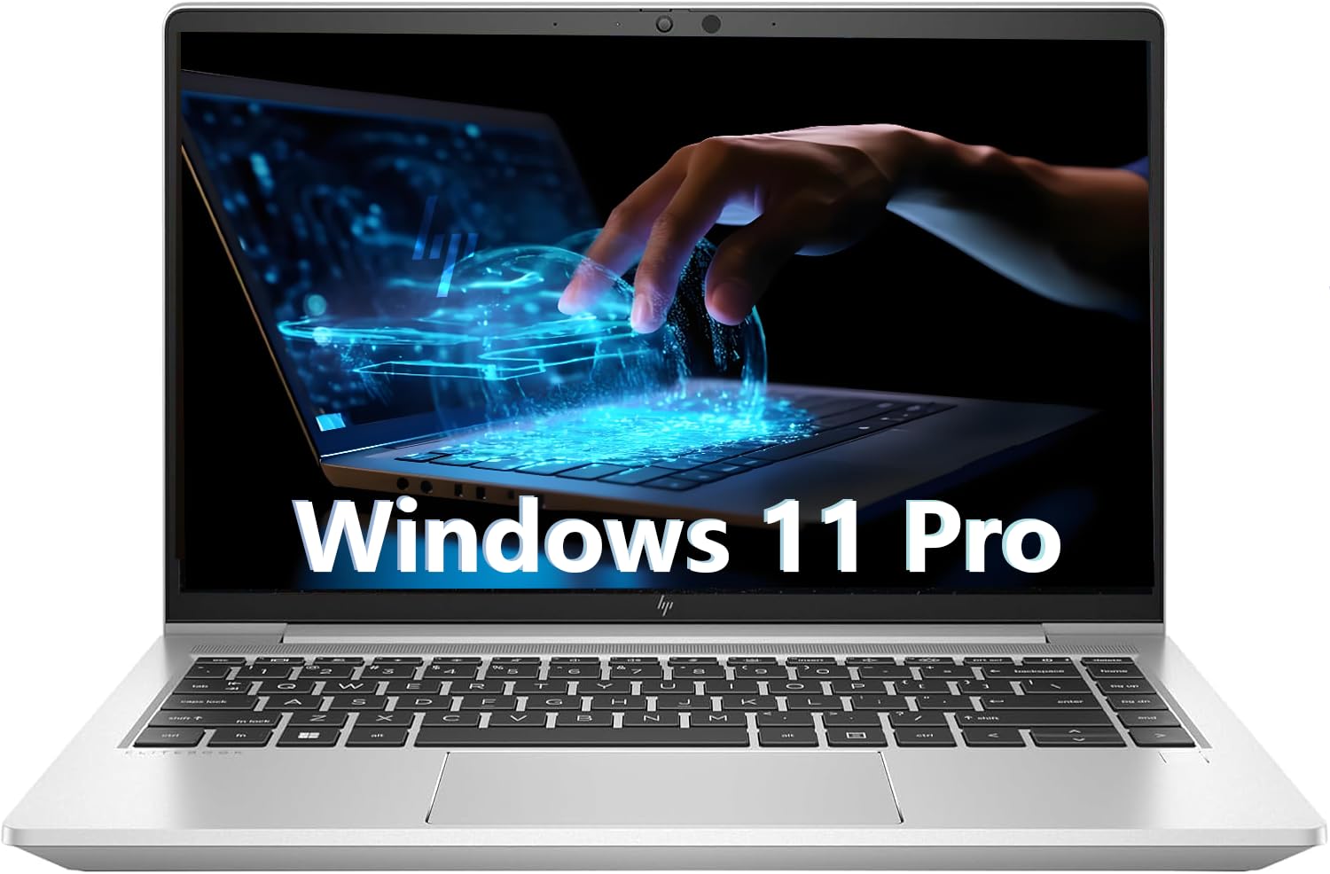 HP EliteBook 645 G9 Ordinateur Portable Professionnel, Ordinateur Portable 14 Pouces FHD, AMD Ryzen 5 Pro 5675U, 8 Go de RAM, SSD 256 Go, Clavier QWERTY américain, Windows 11 Pro (reconditionné)