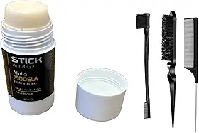 Lene Stick Kit Anti-frizz Modeladora com Bastão de Cera 30g e 3 Pentes para Cabelo