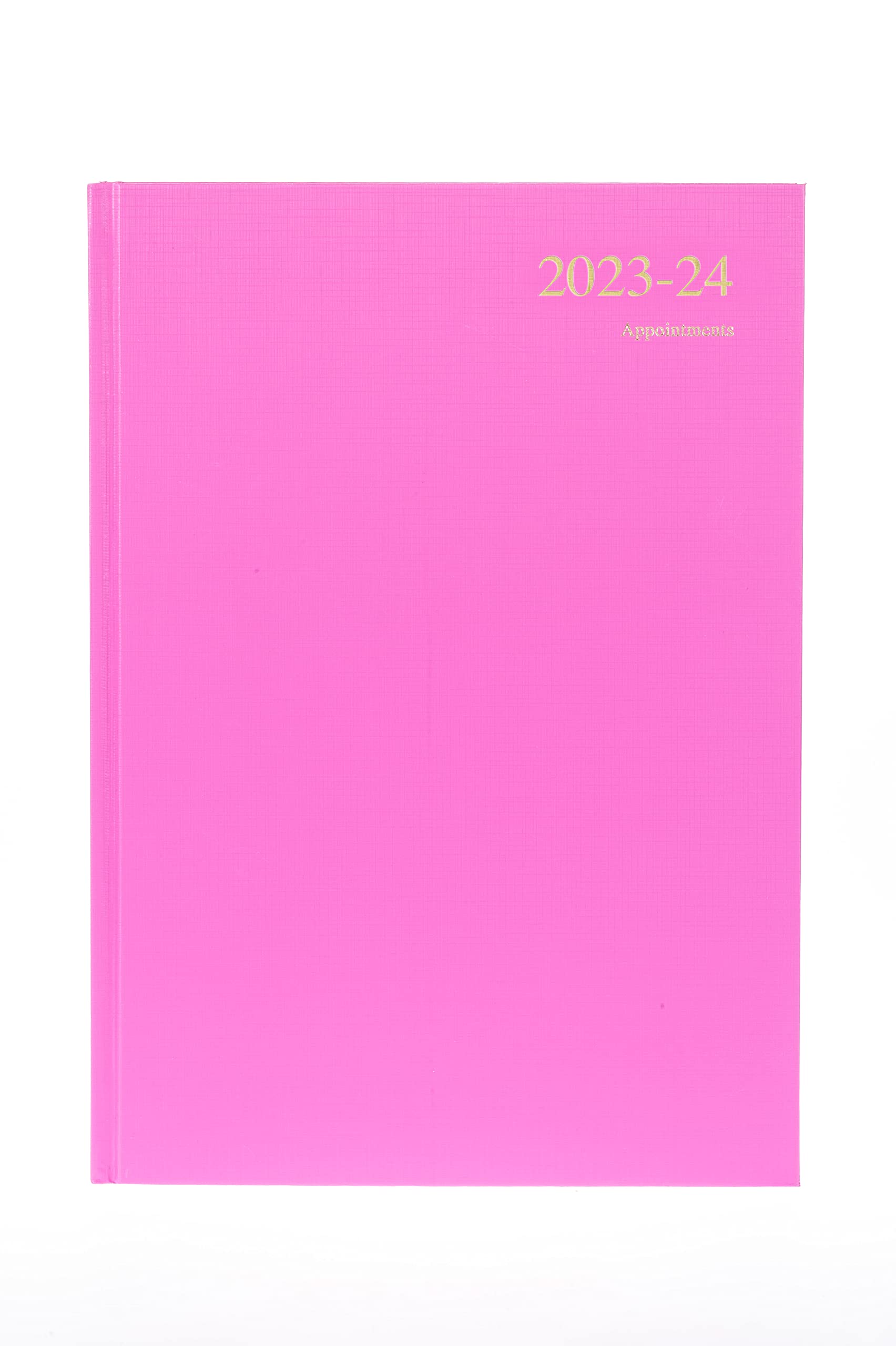 Collins Essentials Academic 2023-24 A4 Day to A Page Mid Year Diary Planner (Appointments) School, College or University Term Journal - July 2023 to July 2024 - Pink - ESSA41M.50-2324