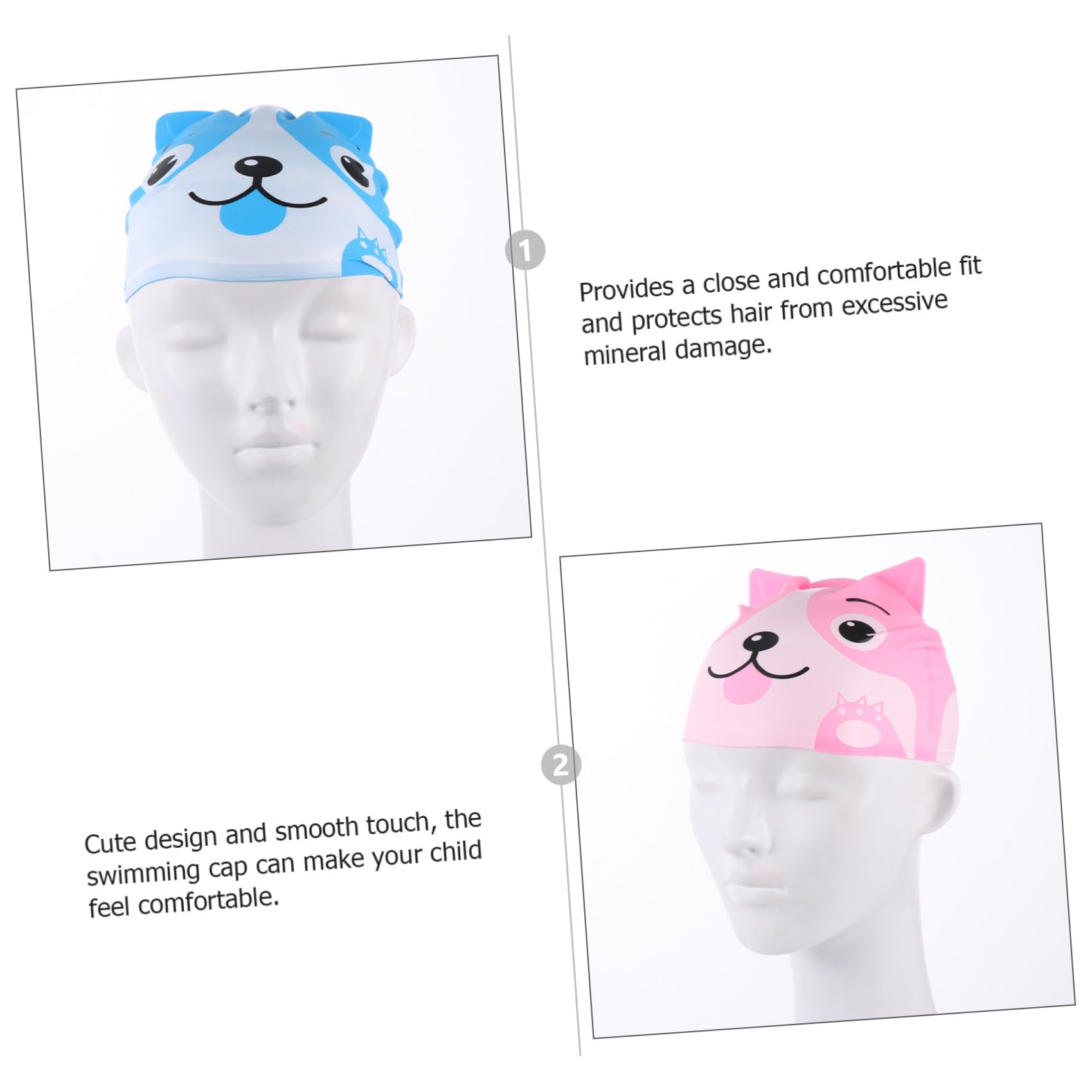 Kisangel Cuffie Per Silicone Forma Cappello Per Piscina E Doccia Leggere E 2