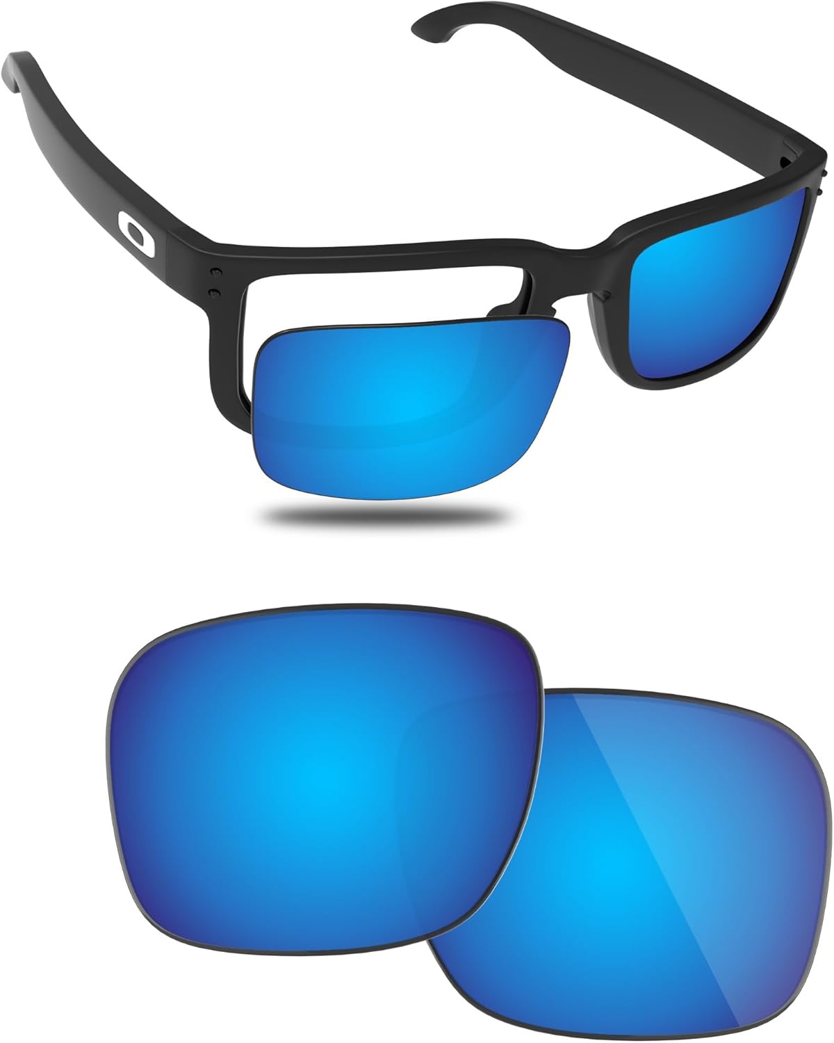 Fiskr Polarized Lense Replacement Compatible with Oakley Holbrook XL OO9417 59mm Sunglass, Impact Resistant & Perfect Fit