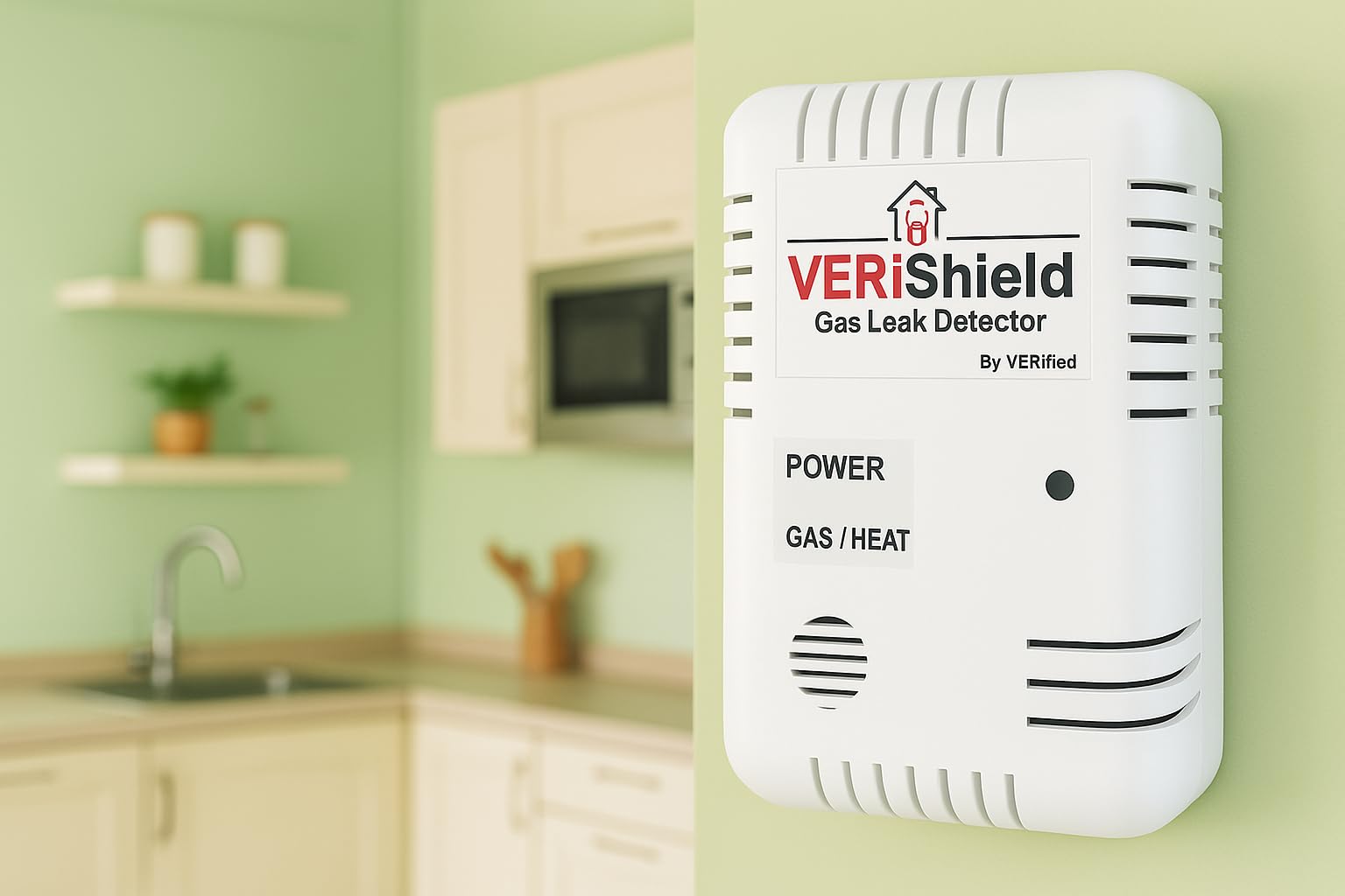 VERishield Gas Leak Detector - Protect Your Home -8
