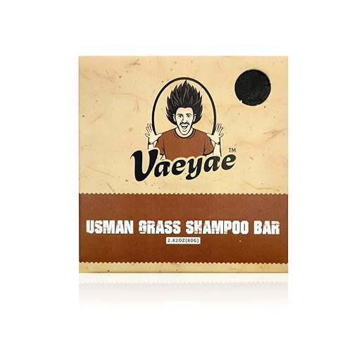 Miniatura 7 de Usman Grass - Barra de champú negra para adelgazamiento y oscurecimiento, plantas de hierba Usma, productos inversos para pérdida de cabello gris,