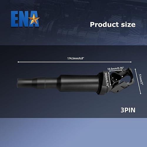 Miniatura 2 de ENA Bobina de encendido compatible con BMW 325i 328i 335i 535i 550i 750i X3 X5 X6 E60 M5 525xi N54 2.5L 3.0L 4.4L 4.8L Reemplazo para C1638 UF-592