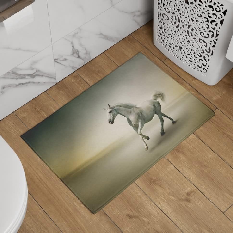 Tapis antidérapant lavable en machine pour entrée 50x80