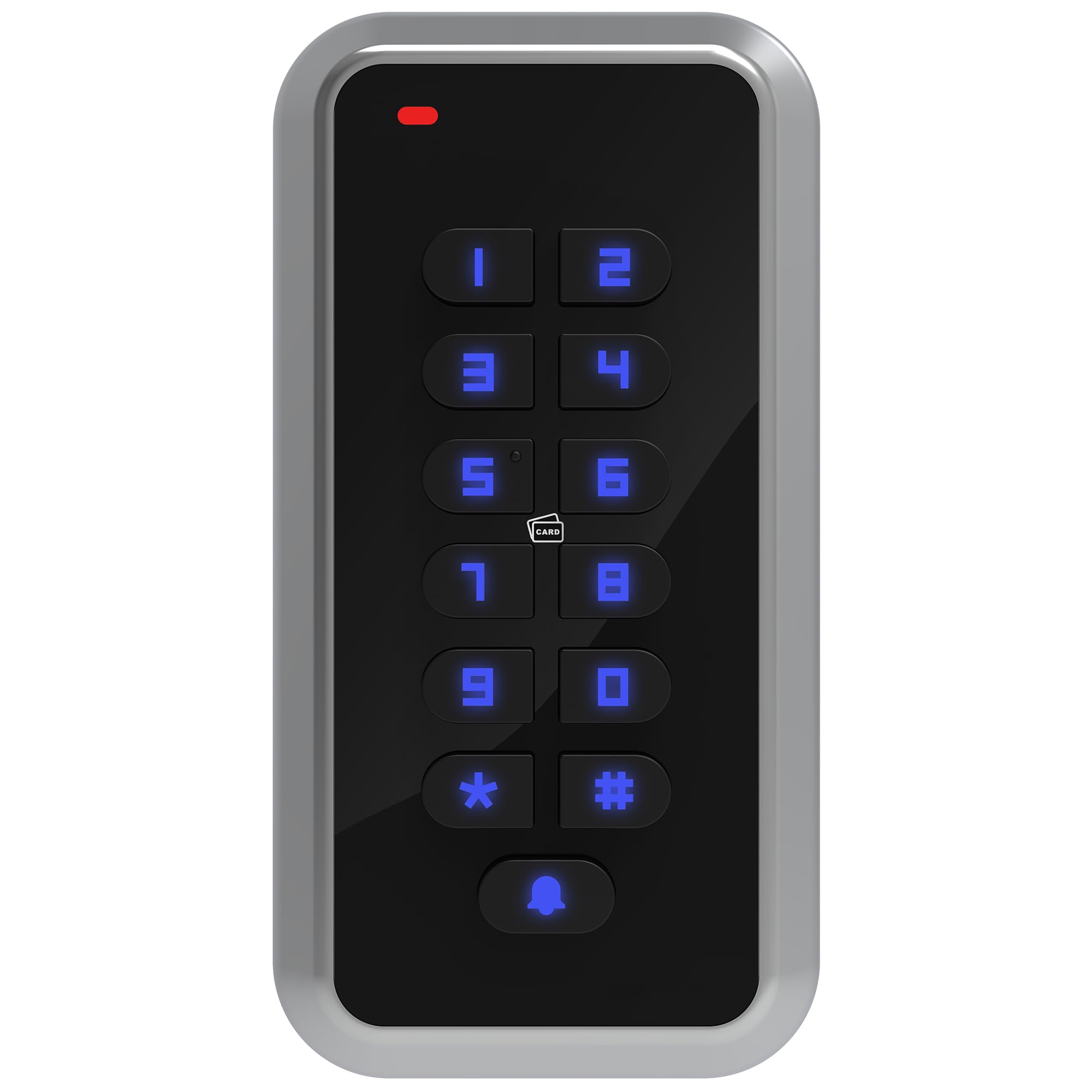 UHPPOTE 125 kHz Zutrittskontrolltastatur RFID-Kartenlesegerät | Metallgehäuse Wasserdicht mit 26 Bit Wiegand-Ausgang für Außentüren