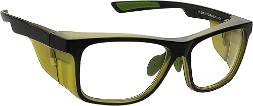 Gafas de seguridad contra la radiación, lentes de vidrio con plomo con lentes Pb de .2.953 in. Modelo 15011