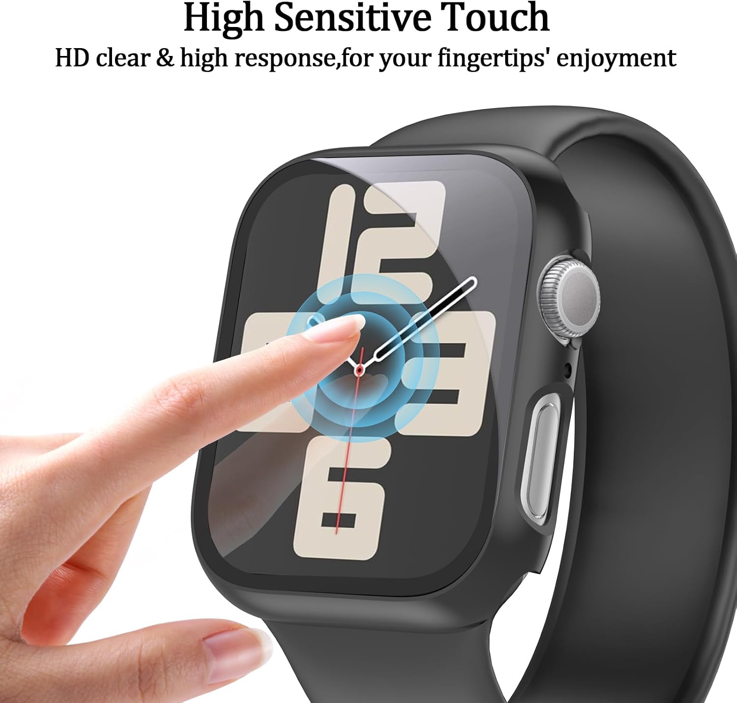[20 Pack] Case for Apple Watch SE 3(2025)/2nd Gen Series 6/5/4/SE 40mm with Tempered Glass Screen Protector, Ultra-Thin Scratch Resistant Full Protective Bumper Cover for iWatch 40 mm