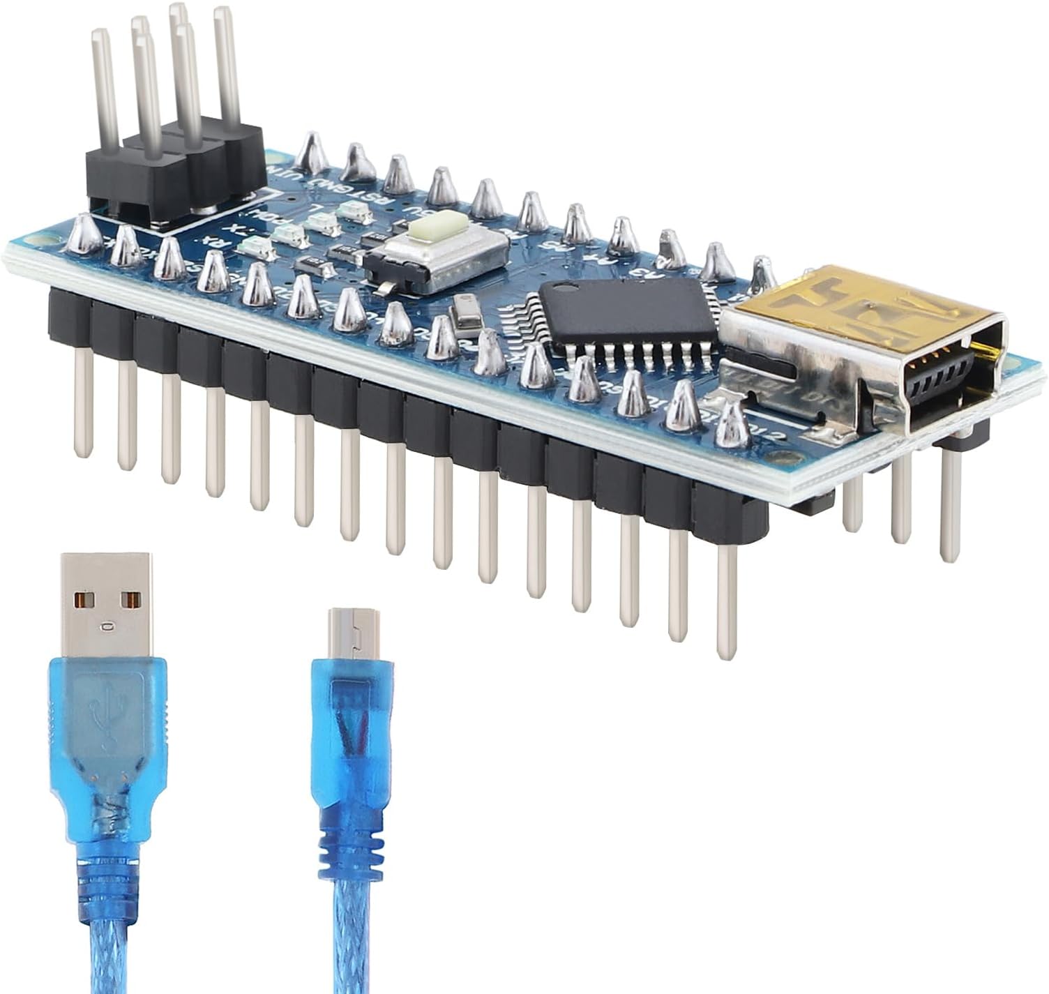 CH340 5V 16M Microcontroller Board with USB Cable Compatible with Arduino Electronics Development Board