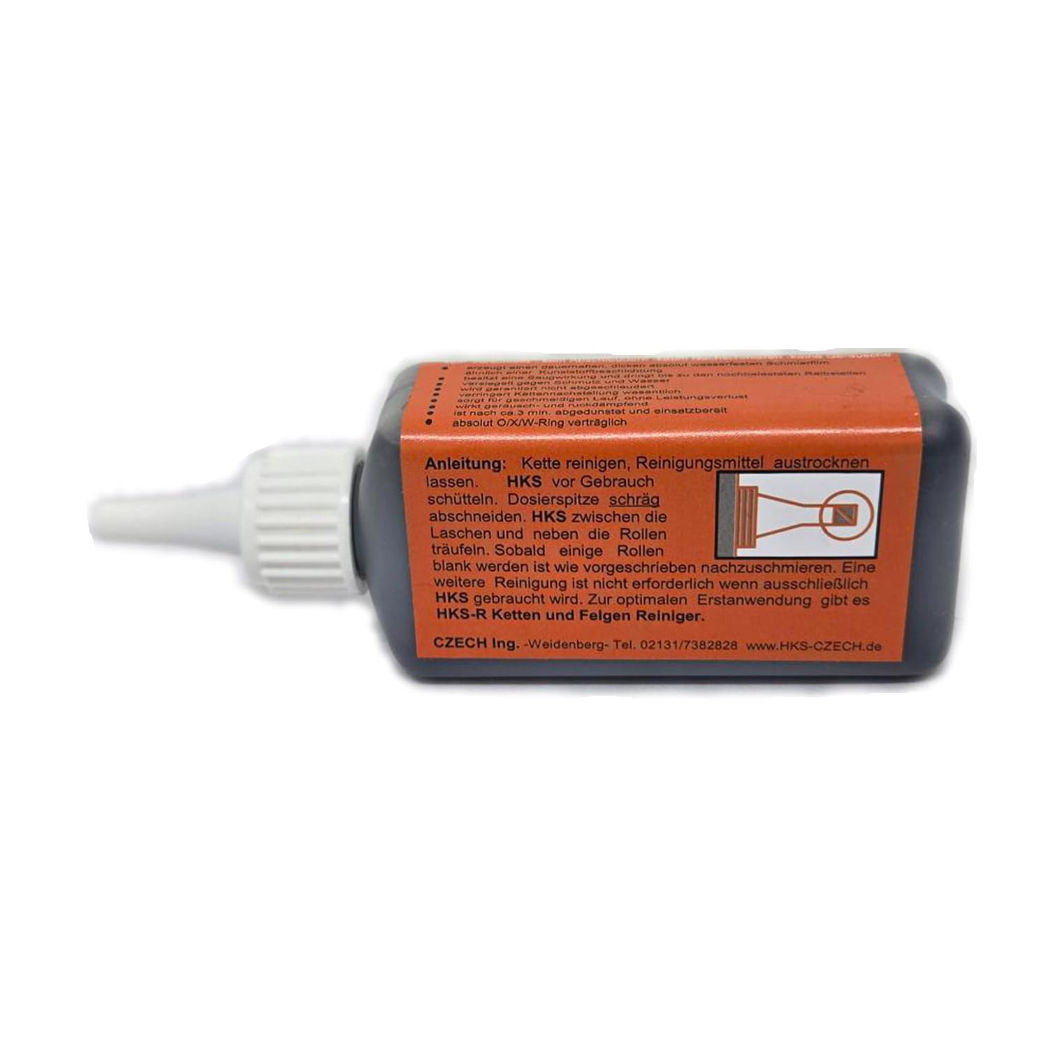 Extreme New Generation - Spray per catene ad alte prestazioni, 2 x 300 ml, lubrificante per catene puramente sintetico, impermeabile, adesivo e compatibile con anelli O/X (HKS EXTREM-Spray)