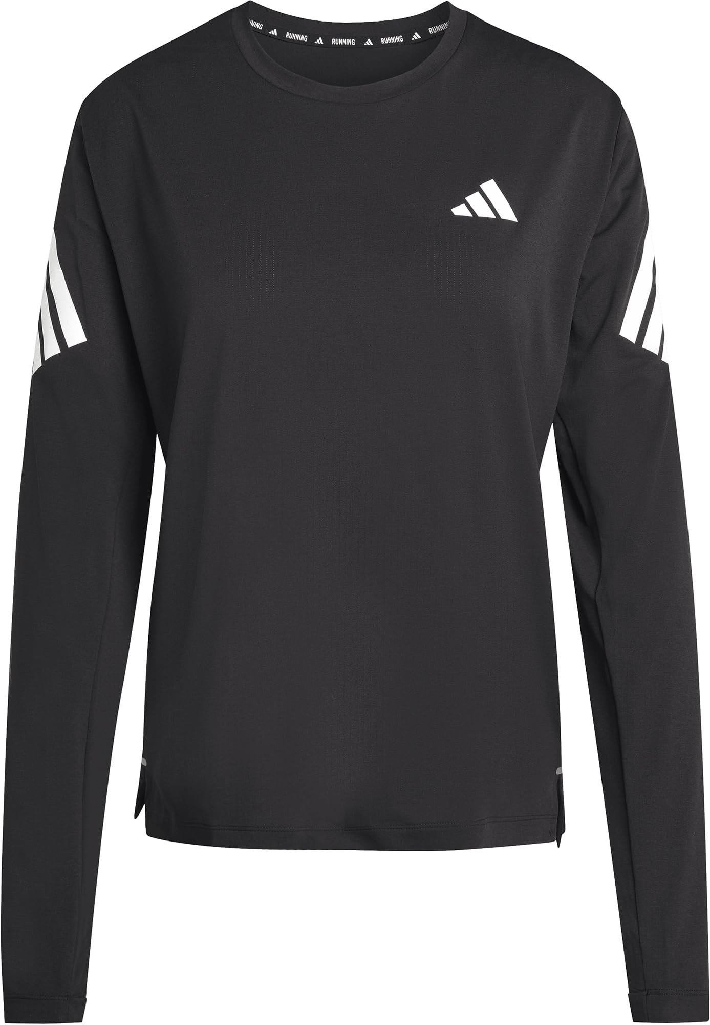 adidas Women's Adi365 Running Climacool Iconic Long Sleeve Shirt, Black, S