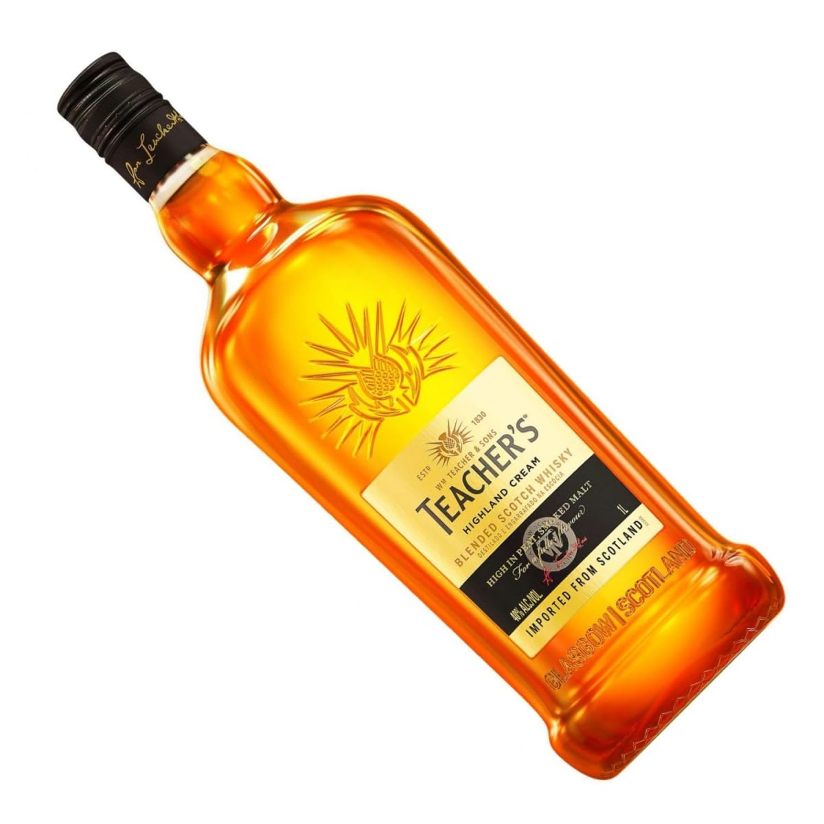 Whisky Teacher's Highland Cream Escocês 1 Litro | Amazon.com.br