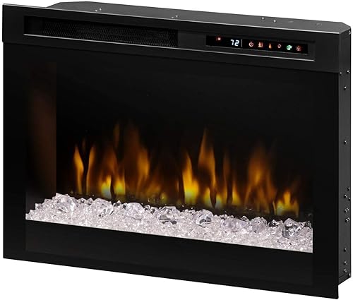 Dimplex Firebox eléctrico Multi-Fire XHD de 26 pulgadas con brasa acrílica color negro XHD26G