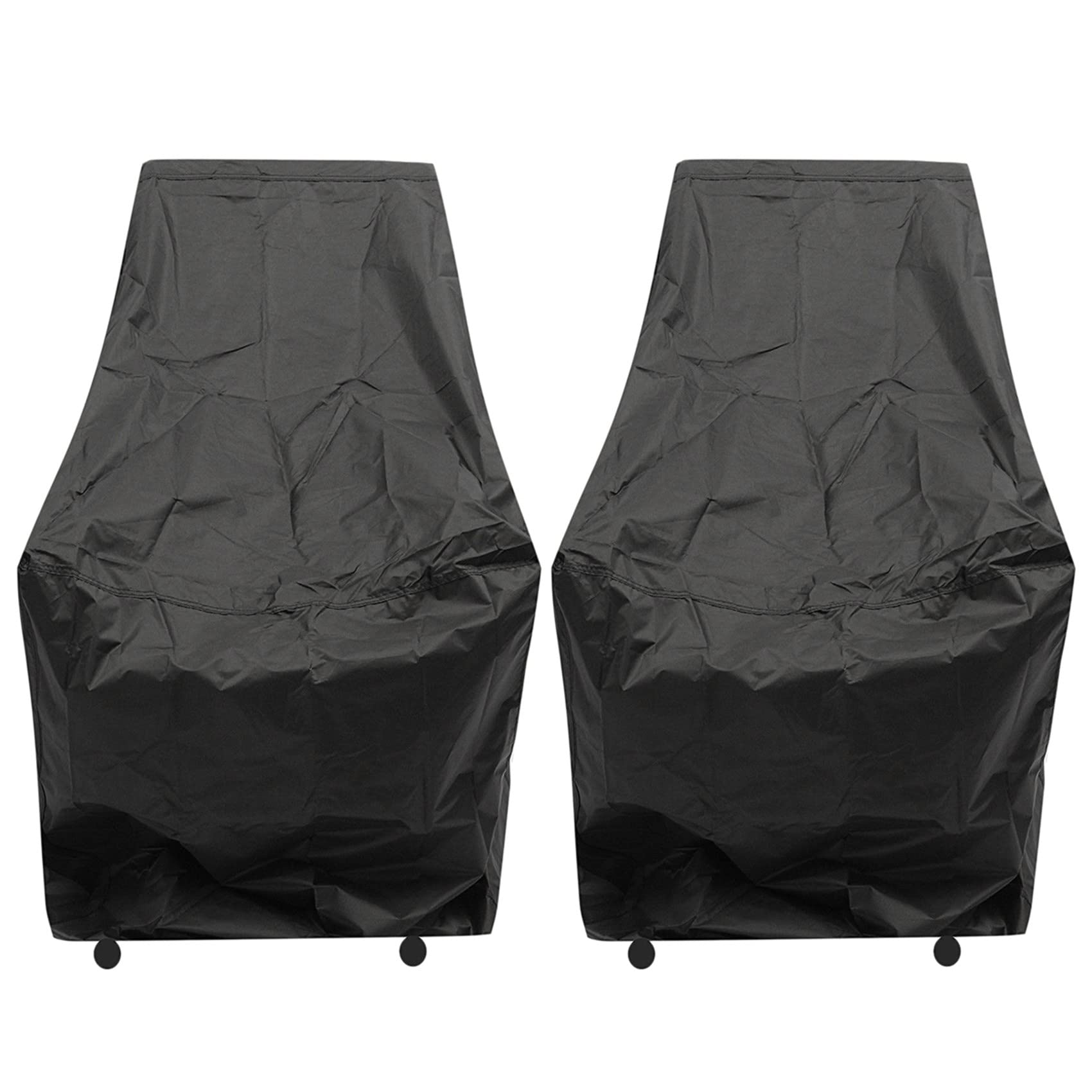 Hndhbfgrt 2X Waterproof Chair Cover Outdoor High Back Patio Stacking Furniture Protection