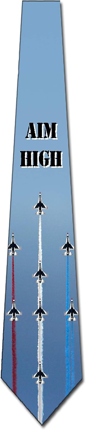 Three Rooker Military Ties Mens US Aviation Necktie