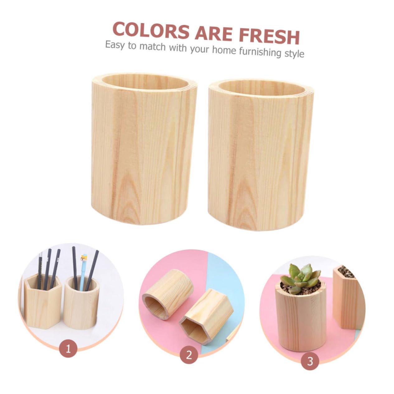 Operitacx 6 Pezzi Portapenne Organizer per Scrivania Compatto Ed Elegante Pennelli Makeup e per Cancelleria Decorazione Ufficio e Casa