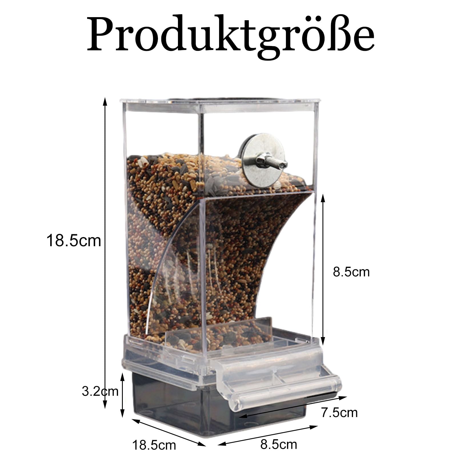 Automatischer Futterspender Für Vögel - Futter & Wasserspender Für Käfig 200ml/280ml